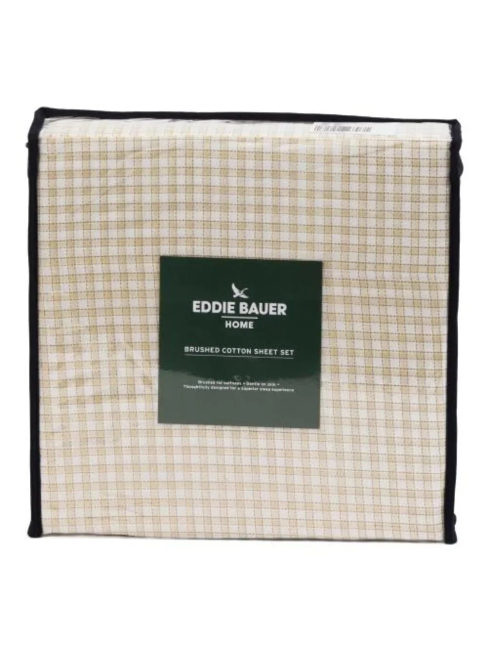 EDDIE BAUER Checkered Sheet Set